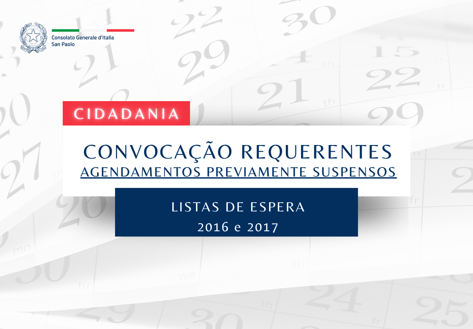 site LISTAS DE ESPERA